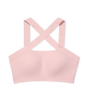 Victoria’s Secret Cross -Strap Bandeau Sports Bra | Chalk Rose Pink | Sz Small